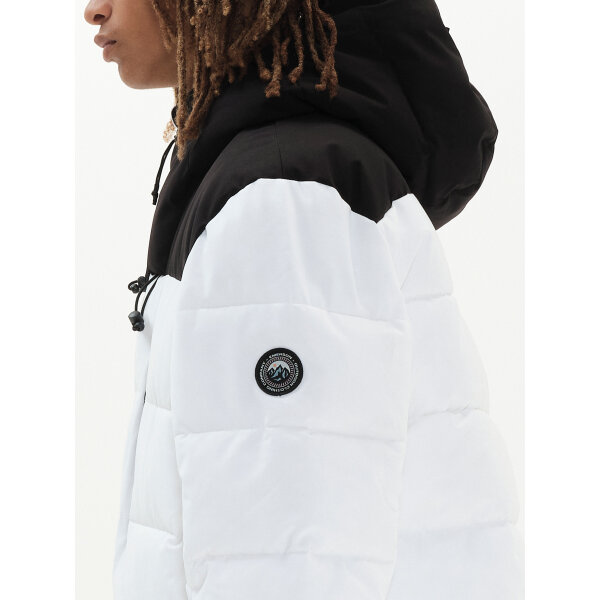 Ανδρικό Μπουφάν EMERSON 222.EM10.15 Λευκό Μαύρο - Image 6