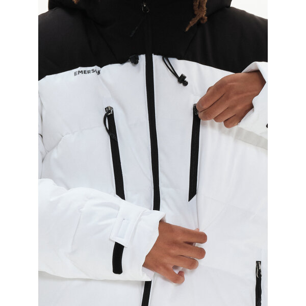 Ανδρικό Μπουφάν EMERSON 222.EM10.15 Λευκό Μαύρο - Image 8