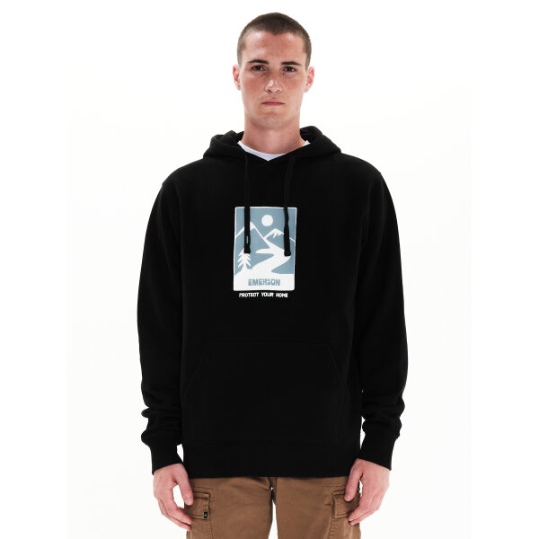 Ανδρική Φούτερ EMERSON 222.EM20.29 Μαύρο - Image 1