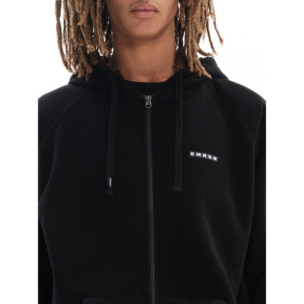 Ανδρική Φούτερ Ζακέτα EMERSON 222.EM21.34 Μαύρο - Image 5