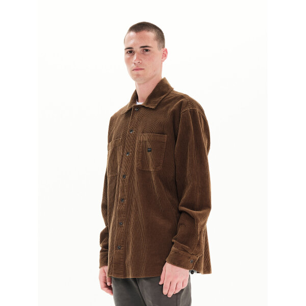 Ανδρικό Πουκάμισο Κοτλέ  EMERSON 222.EM60.22 Καφέ - Image 2