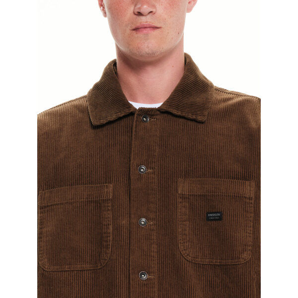 Ανδρικό Πουκάμισο Κοτλέ  EMERSON 222.EM60.22 Καφέ - Image 5