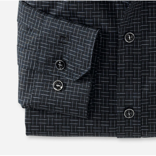 Ανδρικό Πουκάμισο OLYMP SIX SUPER SLIM 25362468 Μαύρο - Image 4