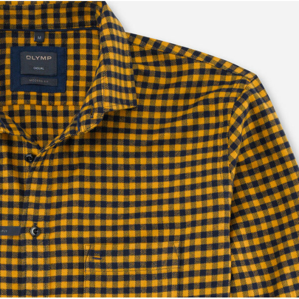 Ανδρικό Πουκάμισο OLYMP CASUAL MODERN FIT 40502453 Κίτρινο - Image 2