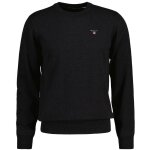 Ανδρικό Πουλόβερ GANT 8060035 COTTON WOOL C-NECK Γκρί - Image 2