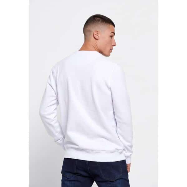 Ανδρική Φούτερ FUNKY BUDDHA FBM006-012-06 Λευκό - Image 4