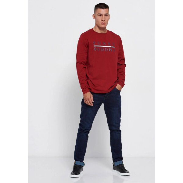Ανδρική Μπλούζα Μακρυμάνικη FUNKY BUDDHA FBM006-015-07 Μπορντώ - Image 1