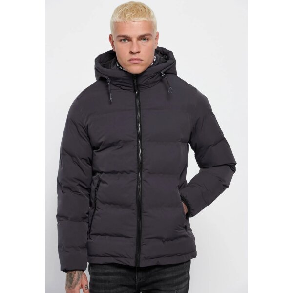 Ανδρικό Μπουφάν PUFFER FUNKY BUDDHA FBM006-035-01 Ανθρακί - Image 2