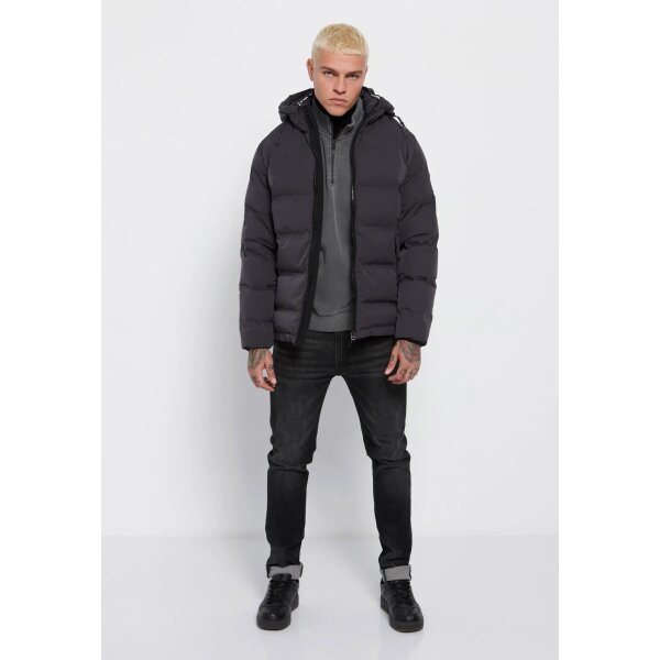 Ανδρικό Μπουφάν PUFFER FUNKY BUDDHA FBM006-035-01 Ανθρακί - Image 3