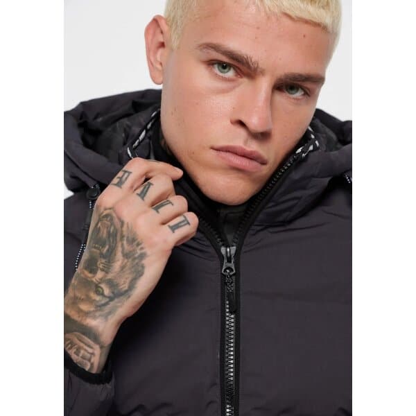 Ανδρικό Μπουφάν PUFFER FUNKY BUDDHA FBM006-035-01 Ανθρακί - Image 5