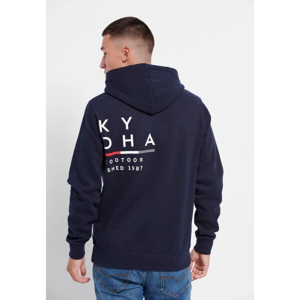 Ανδρική Φούτερ Κουκούλα FUNKY BUDDHA FBM006-036-06 Μπλέ - Image 5