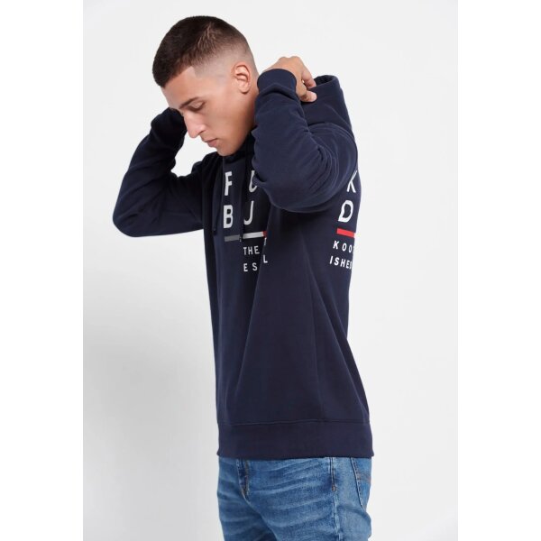 Ανδρική Φούτερ Κουκούλα FUNKY BUDDHA FBM006-036-06 Μπλέ - Image 6