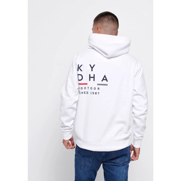Ανδρική Φούτερ Κουκούλα FUNKY BUDDHA FBM006-036-06 Λευκό - Image 4