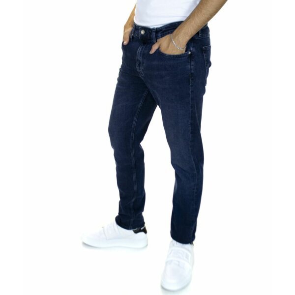 J30J321471-1BJ-0002 Ανδρικό Παντελόνι Τζιν CALVIN KLEIN SLIM TAPER J30J321471 Μπλέ - Image 2