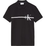 Ανδρικό POLO CALVLIN KLEIN STRIPE CK  J30J321699 Μαύρο