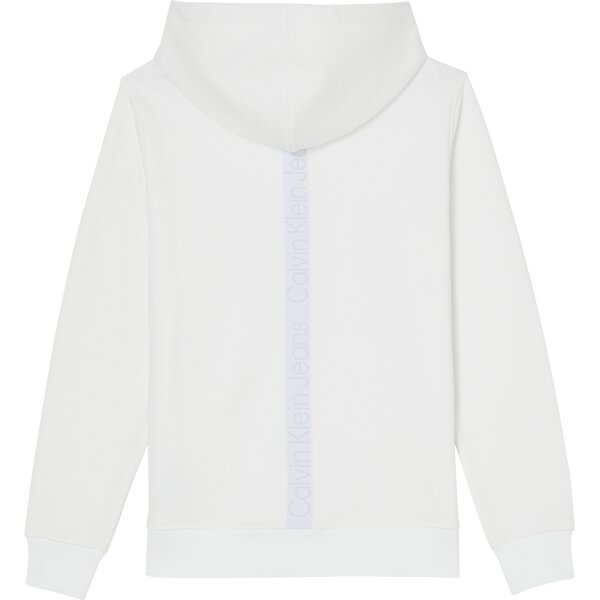 Ανδρική Φούτερ CALVLIN KLEIN LOGO TAPE HOODIE J30J321899 Λευκό - Image 2