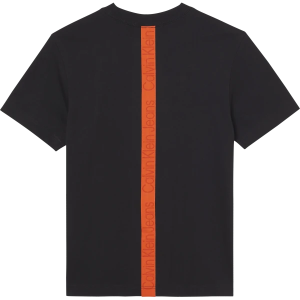 Ανδρική Μπλούζα CALVLIN KLEIN LOGO TAPE J30J322194 Μαύρο - Image 2