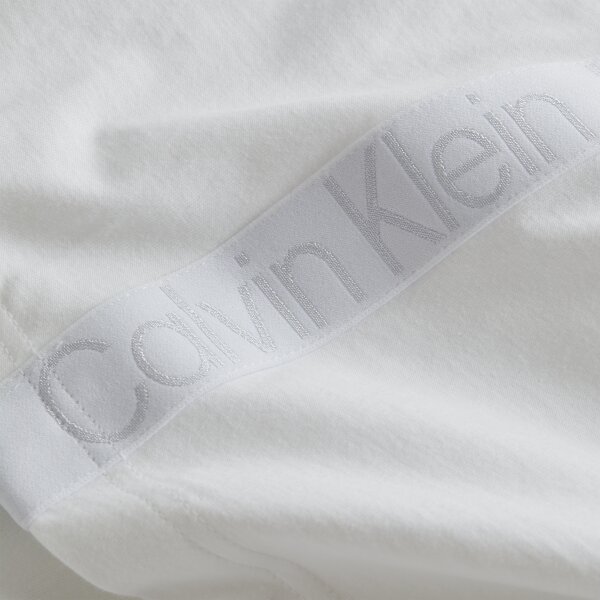 J30J322194YAF_D Ανδρική Μπλούζα CALVLIN KLEIN LOGO TAPE J30J322194 Λευκό - Image 3