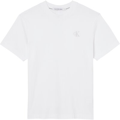 Ανδρική Μπλούζα CALVLIN KLEIN LOGO TAPE J30J322194 Λευκό