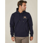 Ανδρική Φούτερ GANT 2047076 MEDIUM ARCHIVE SHIELD HOODIE Μπλέ - Image 3