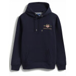 Ανδρική Φούτερ GANT 2047076 MEDIUM ARCHIVE SHIELD HOODIE Μπλέ - Image 7
