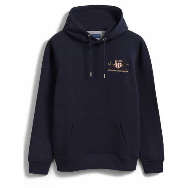 fixedratio_20220110131502_819cdfbb Ανδρική Φούτερ GANT 2047076 MEDIUM ARCHIVE SHIELD HOODIE Μπλέ - Image 7