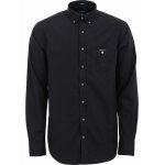 Ανδρικό Πουκάμισο GANT 3046400 REG BROADCLOTH BD Μαύρο