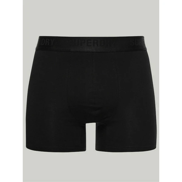 Ανδρικά Εσώρουχα SUPERDRY TRUNK MULTI TRIPLE  3PACK M3110348A Μαύρο - Image 4