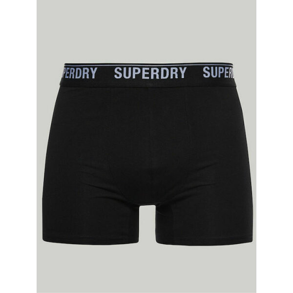 Ανδρικά Εσώρουχα SUPERDRY TRUNK MULTI TRIPLE  3PACK M3110348A Μαύρο - Image 5