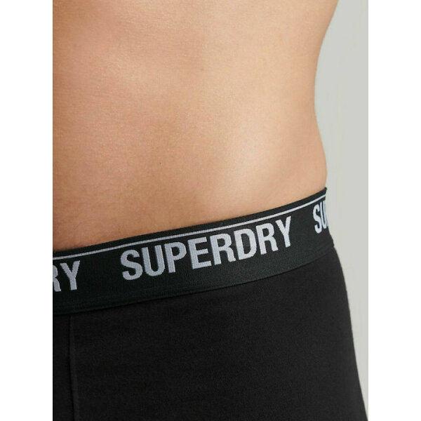 Ανδρικά Εσώρουχα SUPERDRY TRUNK MULTI TRIPLE  3PACK M3110348A Μαύρο - Image 6