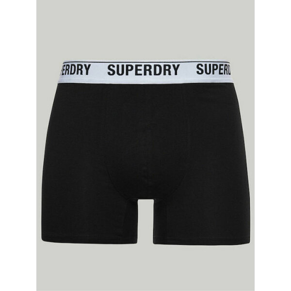 Ανδρικά Εσώρουχα SUPERDRY TRUNK MULTI TRIPLE  3PACK M3110348A Μαύρο - Image 2