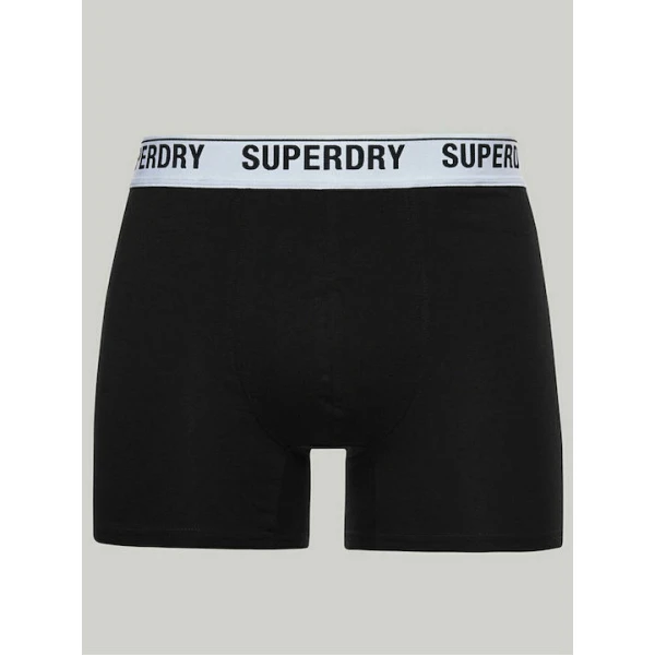 Ανδρικά Εσώρουχα SUPERDRY TRUNK MULTI TRIPLE  3PACK M3110348A Μαύρο - Image 2