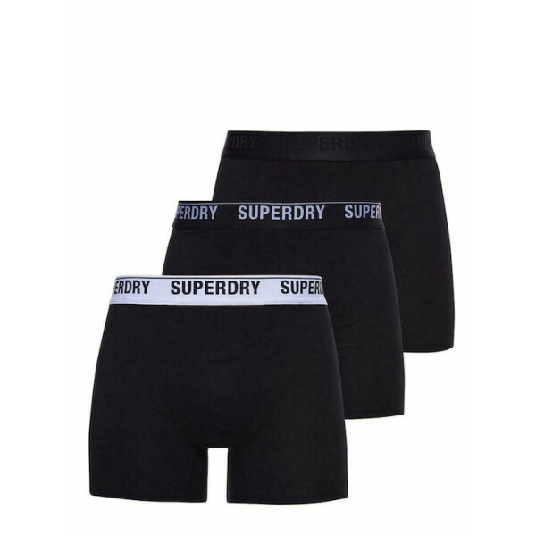 Ανδρικά Εσώρουχα SUPERDRY TRUNK MULTI TRIPLE  3PACK M3110348A Μαύρο - Image 7