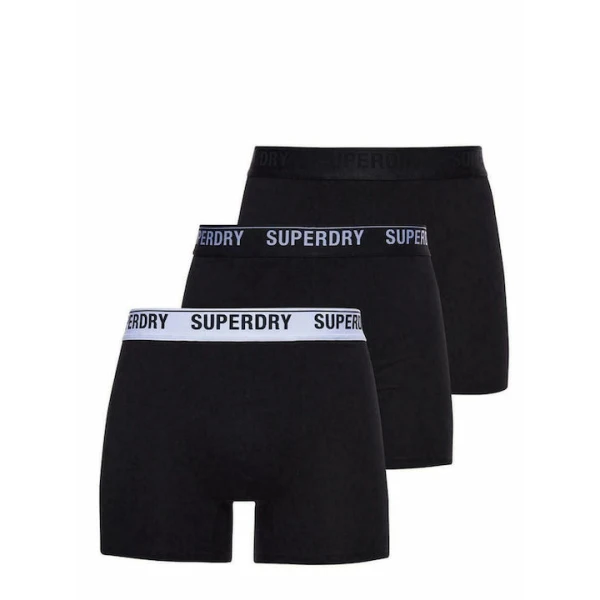 Ανδρικά Εσώρουχα SUPERDRY TRUNK MULTI TRIPLE  3PACK M3110348A Μαύρο - Image 7