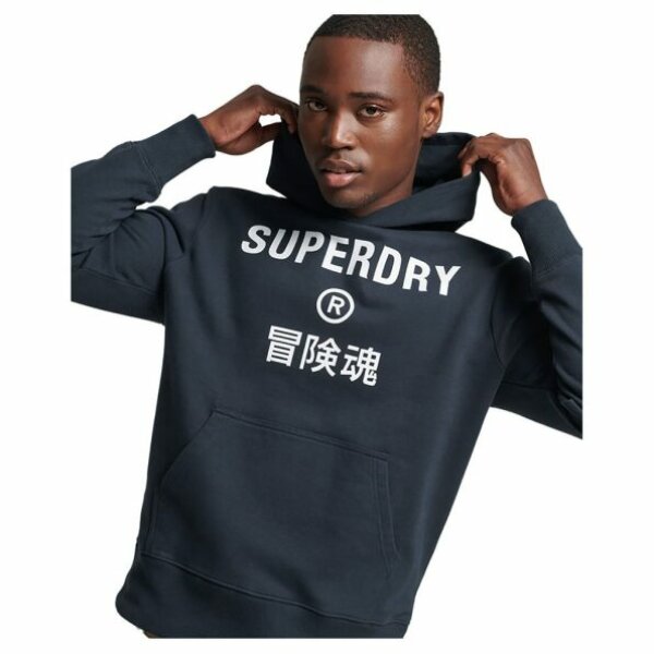 superdry-code-core-sport-hoodie-2-595x595 Ανδρική Φούτερ Κουκούλα SUPERDRY CODE CORE SPORT HOOD M2011899B Μπλέ - Image 3
