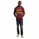 Ανδρική Φούτερ Κουκούλα SUPERDRY VINTAGE CL GREAT OUTDOORS HOOD Μπορντώ - Image 3