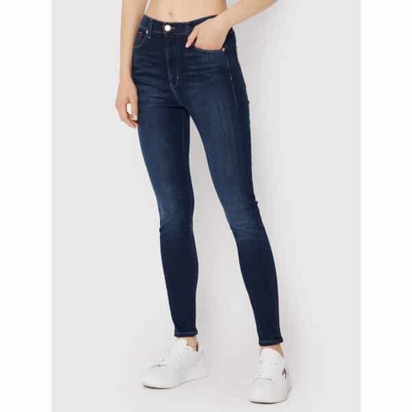 tommy-jeans-tzin-sylvia-dw0dw13375-skouro-mple-skinny-fit (9) ΤΖΙΝ ΓΥΝΑΙΚΕΙΟ TOMMY JEANS SYLVIA HR SPR SKNY CF1252 DW0DW13375-1A530 - Image 1