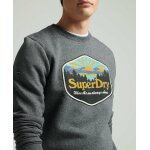 Ανδρική Φούτερ SUPERDRY VINTAGE TRAVEL CREW M2012118A Γκρί - Image 2