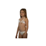 Μπικίνι λευκό με χρυσή αλυσίδα CHRISTINA LAGOPOULOU C121-009/SB