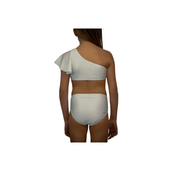 Μπικίνι λευκό-φούξ floral CHRISTINA LAGOPOULOU C122-051 - Image 2