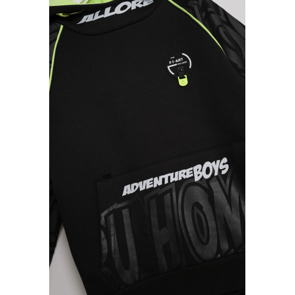 Παιδική Φόρμα  Αγόρι με Κουκούλα Μαύρο Sprint 221-3079 - Image 2