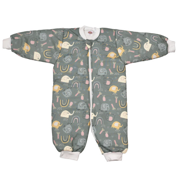 2551-1-scaled Υπνόσακος Χειμωνιάτικος Classic 2.5 Tog Elephants – Λαδί TENDER - Image 1