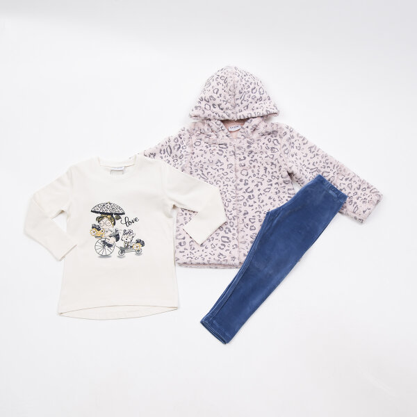 42733 ΣΕΤ ΤΡΙΠΛΕΤΑ ΓΟΥΝΑ ANIMAL PRINT  ΚΟΡΙΤΣΙ ΠΟΥΔΡΑ TRAX 42733 - Image 1