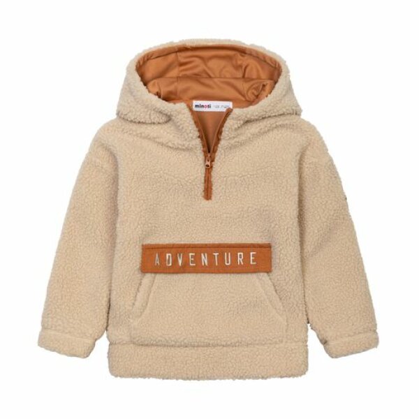 -4Z9__tk Παιδικό Hoody oversized για Αγόρι Μπέζ Minoti WOODS4 - Image 1