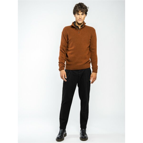 Ανδρικό Παντελόνι  STAFF CHINO CULTON  TAP 5-673.092.9.048 Μαύρο - Image 4