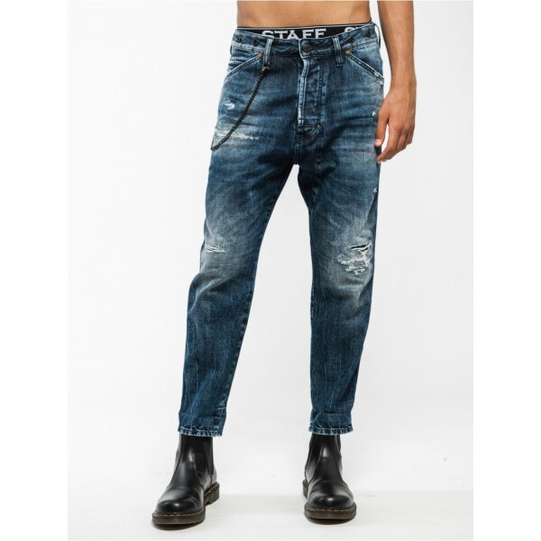 Ανδρικό Παντελόνι Τζιν STAFF FEDE 5-882.062.PS1.048 Μπλέ - Image 4