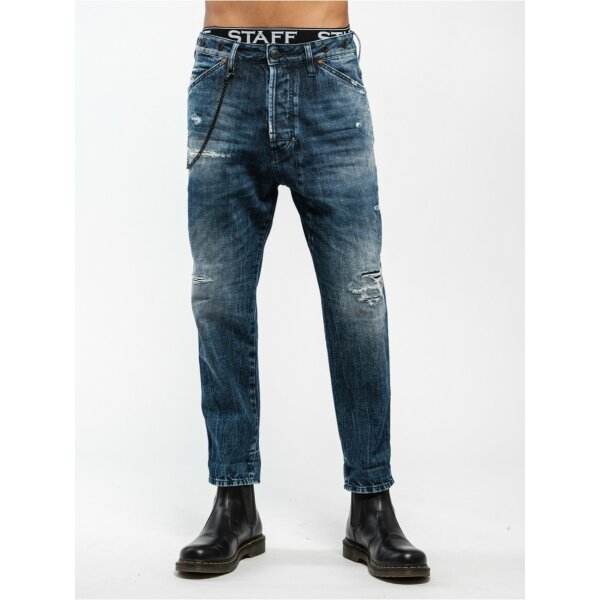 5-882.062.PS1.048-900x1200 Ανδρικό Παντελόνι Τζιν STAFF FEDE 5-882.062.PS1.048 Μπλέ - Image 1