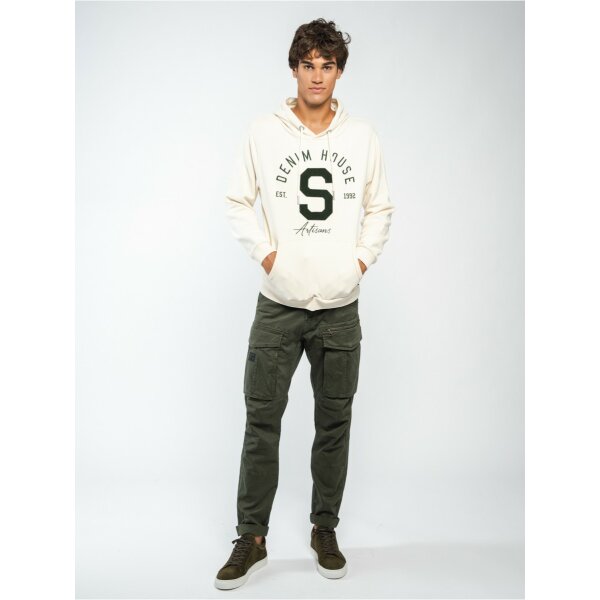 Ανδρική Φούτερ STAFF CROWN 64-107.048 Εκρού - Image 2