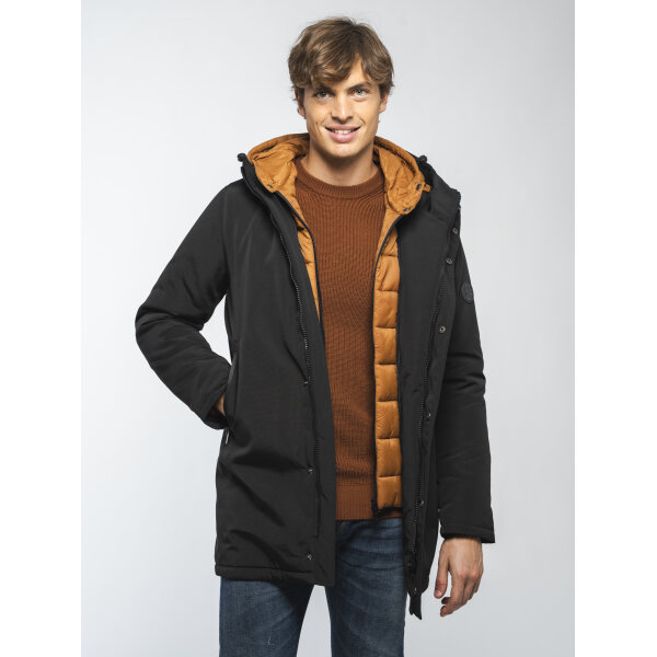 Ανδρικό Μπουφάν PARKA STAFF PHILIP 66-318.048 Μαύρο - Image 3