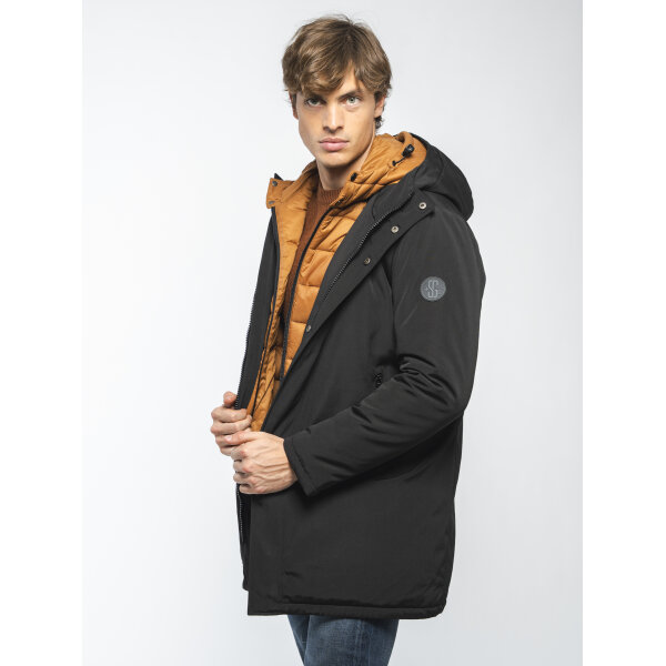 Ανδρικό Μπουφάν PARKA STAFF PHILIP 66-318.048 Μαύρο - Image 5